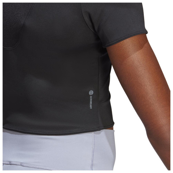 Adidas Γυναικεία κοντομάνικη μπλούζα HIIT Crop Tee Adidas Γυναικεία κοντομάνικη μπλούζα HIIT Crop Tee